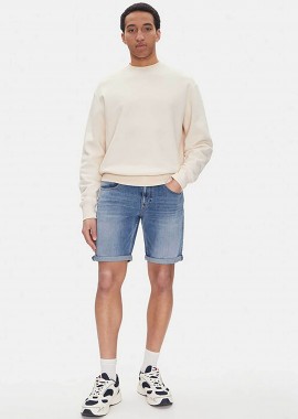 TOMMY JEANS - Tommy Jeans ανδρικό denim σορτς Slim Fit - DM0DM20960 Denim Blue