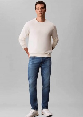Calvin Klein Jeans ανδρικό τζιν παντελόνι πεντάτσεπο Slim Fit - LV04RC765G Denim Blue