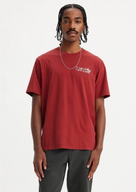 LEVI'S - Levi's® ανδρικό T-shirt μονόχρωμο με logo print Relaxed Fit