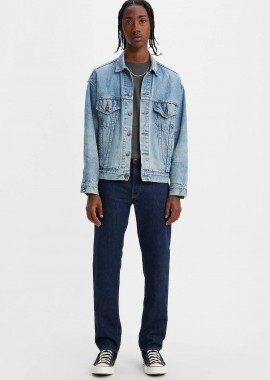 LEVI'S - Levi's® ανδρικό τζην παντελόνι πεντάτσεπο Dark Indigo Rinse Straight Fit
