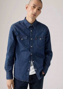 Levi's® ανδρικό denim πουκάμισο με τσέπες Standard Fit 