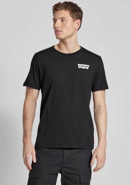 LEVI'S - Levi's® ανδρικό T-shirt μονόχρωμο με λογότυπο Relaxed Fit - 224911692 Μαύρο