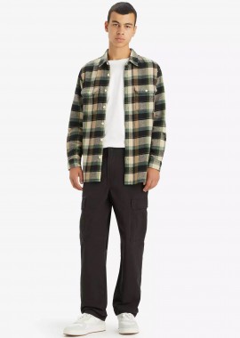 LEVI'S - Levi's® ανδρικό παντελόνι cargo Straight Fit - A73640000 Μαύρο