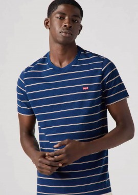 Levi's® ανδρικό T-shirt με ριγέ σχέδιο και λογότυπο Standard Fit 