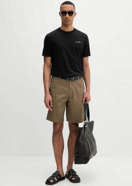 CALVIN KLEIN - Calvin Klein ανδρική βερμούδα chinos - LV04LB600G Μπεζ