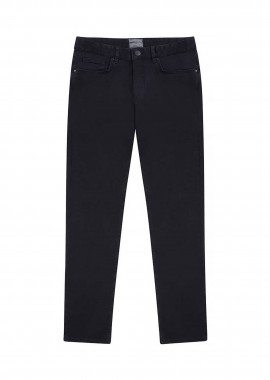 Prince Oliver ανδρικό τζιν παντελόνι πεντάτσεπο Comfort Slim - 10569004 Μαύρο