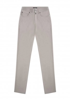 Prince Oliver ανδρικό τζιν παντελόνι πεντάτσεπο Comfort Slim Fit - 10582002 Μπεζ