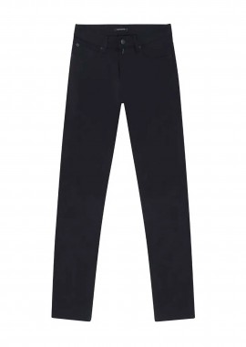 Prince Oliver ανδρικό τζιν παντελόνι πεντάτσεπο Slim Fit - 10582005 Μαύρο