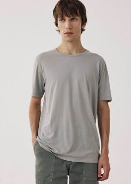 HARTFORD - Hartford ανδρικό T-shirt μονόχρωμο Regular Fit - BF65301 Γκρι