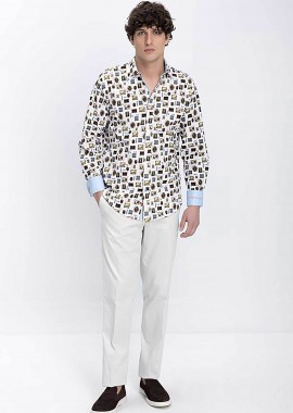 KAISER HOFF - Kaiser Hoff ανδρικό παντελόνι Regular Fit - D124000361202100 Μπεζ