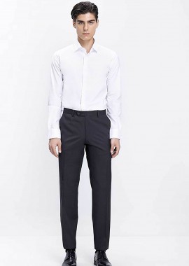 KAISER HOFF - Kaiser Hoff ανδρικό παντελόνι Regular Fit - D106000791405100 Γκρι Σκούρο