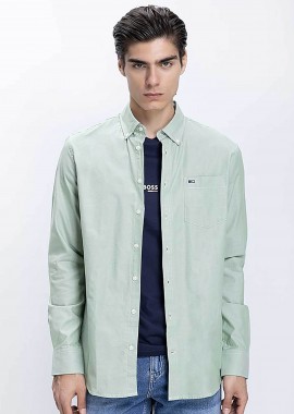 BASEFIELD - Basefield ανδρικό overshirt Regular Fit - D254001941500101 Πράσινο