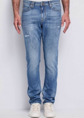 GAUDÍ - Gaudi ανδρικό τζιν παντελόνι πεντάτσεπο Slim Fit - 611GU26006 Denim Blue