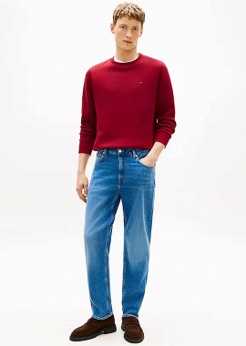 TOMMY HILFIGER - Tommy Hilfiger ανδρικό τζιν παντελόνι πεντάτσεπο Straight Fit - MW0MW41886 Denim Blue