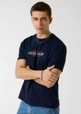 GUESS - Guess ανδρικό T-shirt με logo print Regular Fit
