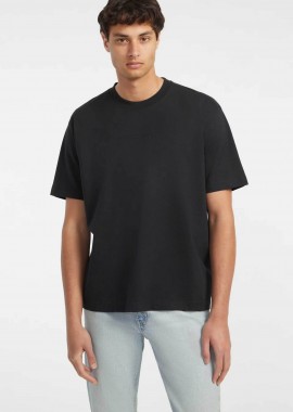 GUESS - Guess ανδρικό T-shirt με logo Relaxed Fit - M4YI44K8FQ4 Μαύρο