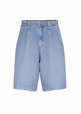 Guess ανδρική denim βερμούδα Baggy Fit - M6GD39D5M5V Denim Blue Ανοιχτό