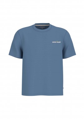 Guess ανδρικό T-shirt με graphic print Regular Fit - M6GIC0K8HM0 Μπλε Ανοιχτό