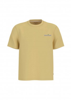GUESS - Guess ανδρικό T-shirt με graphic print Regular Fit - M6GIC0K8HM0 Κίτρινο