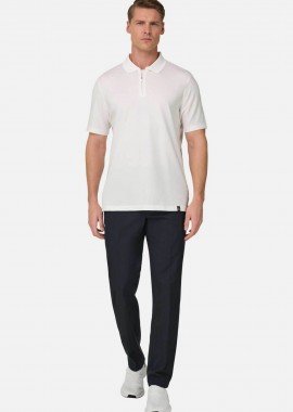 BOGGI MILANO - Boggi Milano ανδρικό παντελόνι chino Regular Fit - BO26P005003 Μπλε Navy