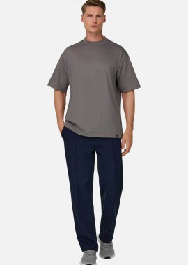 Boggi Milano ανδρικό παντελόνι Regular Fit - BO26P015901 Μπλε Navy