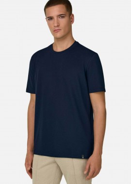 BOGGI MILANO - Boggi Milano ανδρικό πικέ T-shirt μονόχρωμο Regular Fit