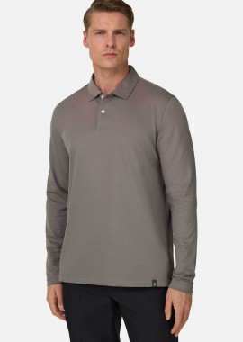 BOGGI MILANO - Boggi Milano ανδρική πόλο μπλούζα μονόχρωμη Regular Fit