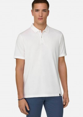 BOGGI MILANO - Boggi Milano ανδρική πόλο μπλούζα μονόχρωμη Regular Fit