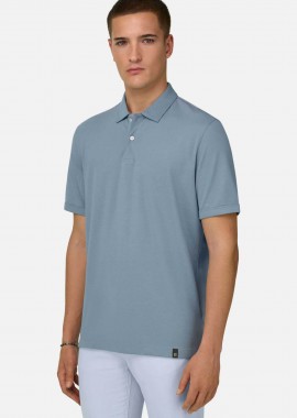 BOGGI MILANO - Boggi Milano ανδρική πόλο μπλούζα μονόχρωμη Regular Fit