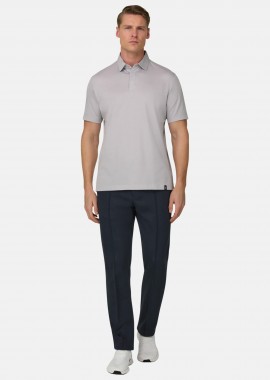 BOGGI MILANO - Boggi Milano ανδρικό παντελόνι Regular Fit - BO26P083001 Μπλε Navy