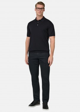Boggi Milano ανδρικό παντελόνι Regular Fit - BO26P076205 Μαύρο