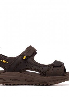 Xti Ανδρικό Σανδάλι Δερμάτινο 145781 ΚΑΦΕ