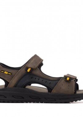 Xti Ανδρικό Σανδάλι Δερμάτινο 145781 TAUPE