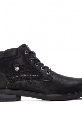 Refresh Ανδρικό Μποτάκι 172895 Vegan ΜΑΥΡΟ