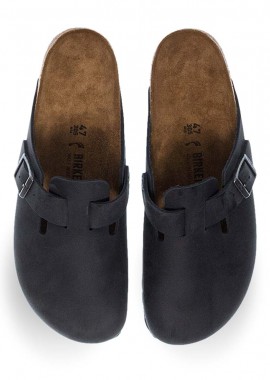 Ανδρικές Δερμάτινες Παντόφλες Σπιτιού Birkenstock Bk0Sh594630035480000 - Narrow fit