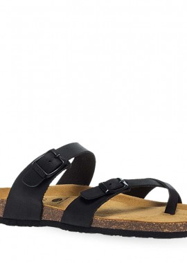 Γυναικεία Δερμάτινα Σανδάλια Plakton 171032 Negro