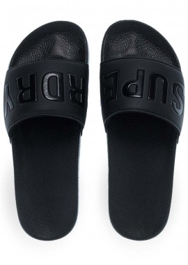 SUPERDRY - Ανδρικές Σαγιονάρες Θαλάσσης Με Φάσα Superdry Mf310291A Black