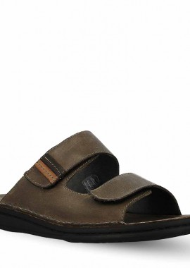 PAREX - Ανδρικές Δερμάτινες Παντόφλες Comfort Parex 12127062