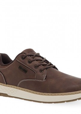 Ανδρικά Δερμάτινα Casual Παπούτσια Skechers 205234_Brn