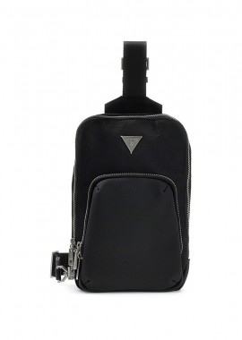 Ανδρική Τσάντα Χιαστί Guess Hmbehnp5426