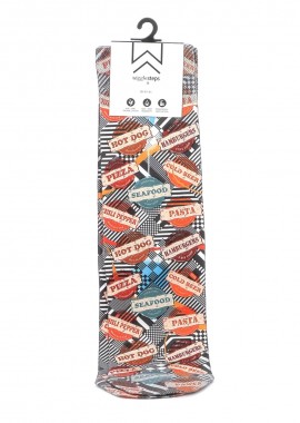 Ανδρικές Κάλτσες Wigglesteps Πολύχρωμες FASTFOOD TIME