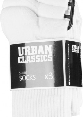 Urban Classics - Κάλτσες Sport 3-Pack TB1471-00220 Urban Classics White