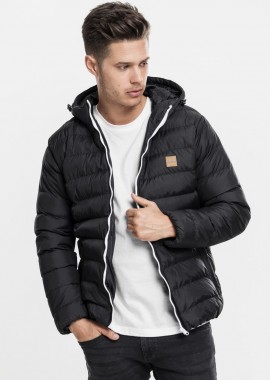 Ανδρικό Μπουφάν TB863-00061 Urban Classics Black/White/Black Blkwhtblk