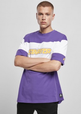 Starter - Ανδρικό T-Shirt Starter Block Jersey ST077 Starter Real Violet/White