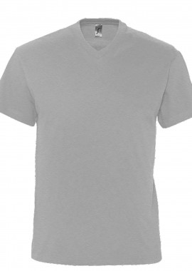 SOL'S - Ανδρικό T-Shirt Victory 11150 SOL'S V-Neck Grey Melange