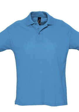 Ανδρική Μπλούζα Polo 11342 SOL'S Summer II Aqua