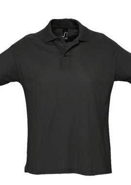 Ανδρική Μπλούζα Polo 11342 SOL'S Summer II Black
