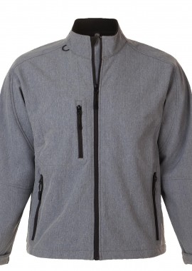 SOLS - Ανδρικό Μπουφάν Softshell 46600 SOL'S Relax Grey Melange