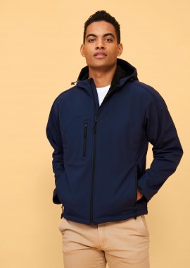 SOLS - Ανδρικό Softshell Μπουφάν με Κουκούλα 46602 SOL'S Replay French Navy