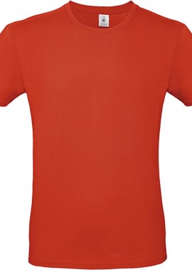Ανδρικό T-Shirt TU01T B & C E150 Fire Red